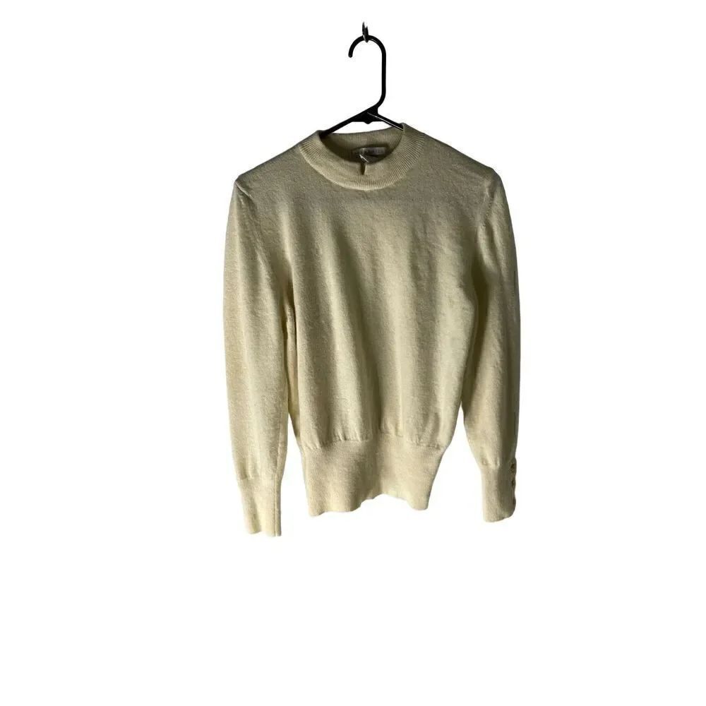 Women’s Cozy Lambswool Angora Rabbit Hair Blend Crewneck Sweater Size Large